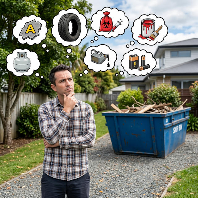 Banned Materials: What You Cannot Throw in a Skip Bin - Bin Bookings