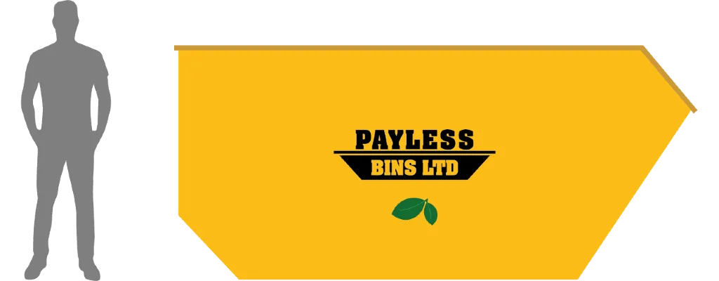 9 Cubic Metre Garden/Green Waste Bin