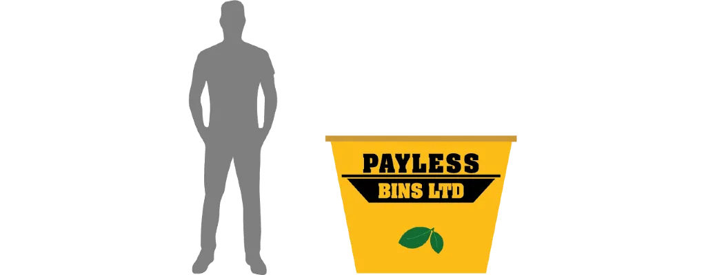2 Cubic Metre Garden/Green Waste Bin